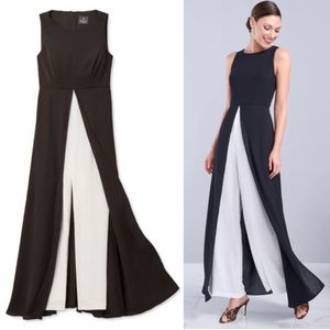 Adrianna Papell JUMPSUIT 
SKIRT OVERLAY Gown